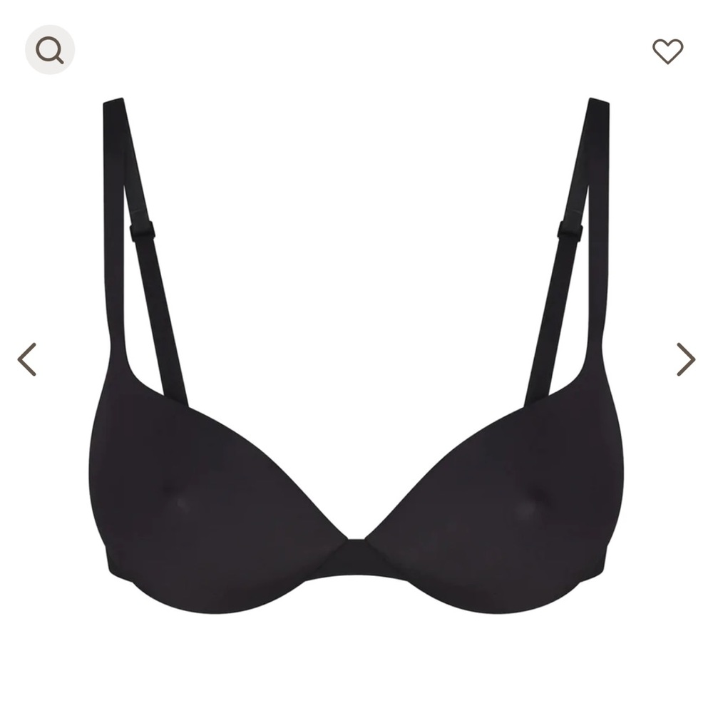SKIMS nipple bra size 34B in onyx